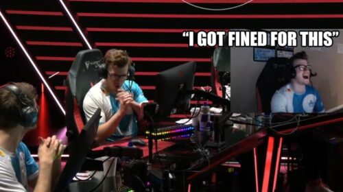 Cloud9 player fined for faking a blow job on stage